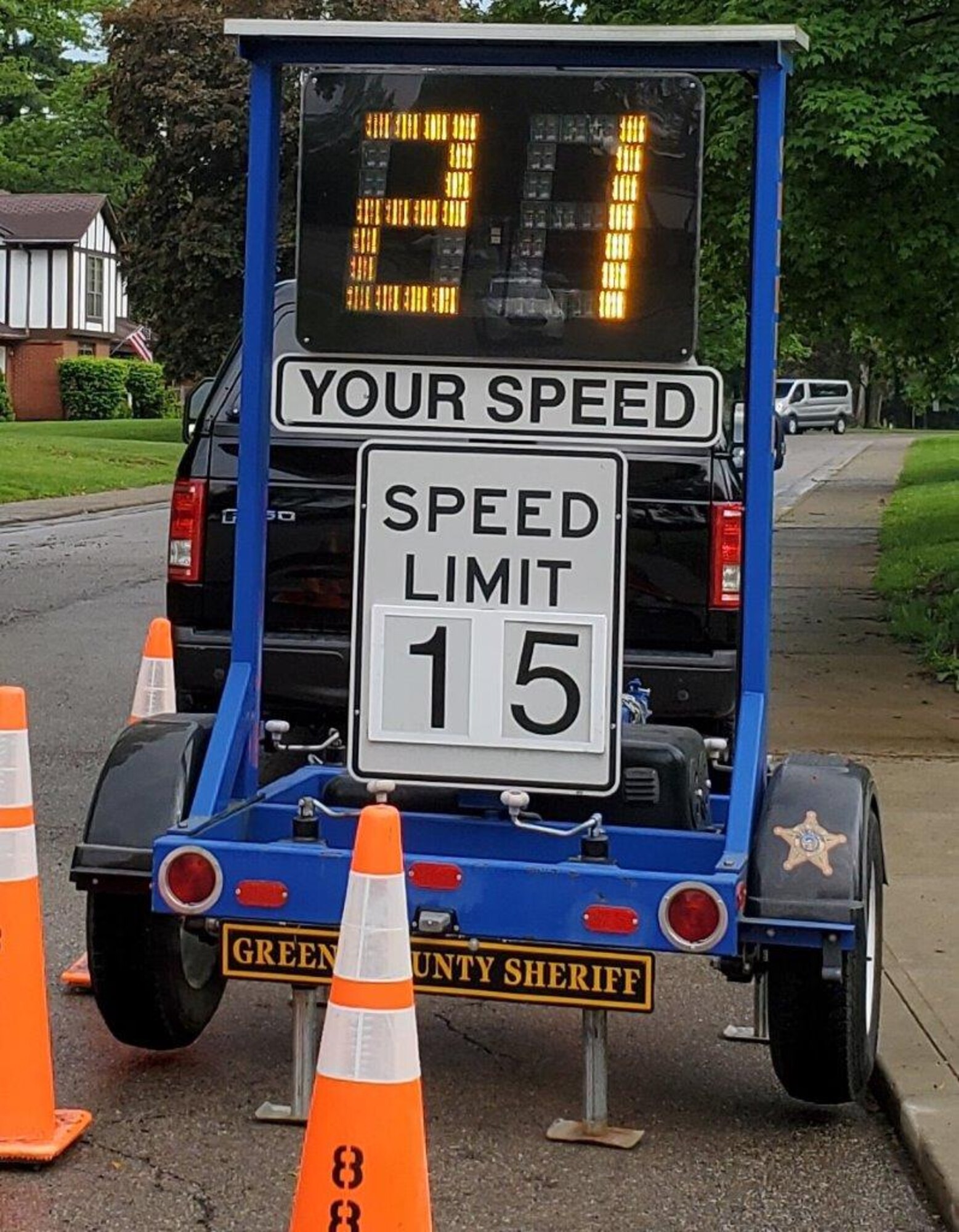 In the interest of safety, the 88th Security Forces Squadron has increased its speed enforcement efforts in Wright-Patterson’s base housing areas.  As a reminder the speed limit within all housing areas is 15 mph. Violators will be cited. (Courtesy photo)