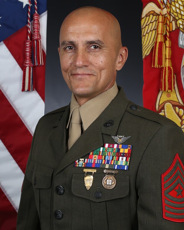 Western Recruiting Region, 12th Marine Corps District Sergeant Major, SgtMaj Carlos M. Murcia