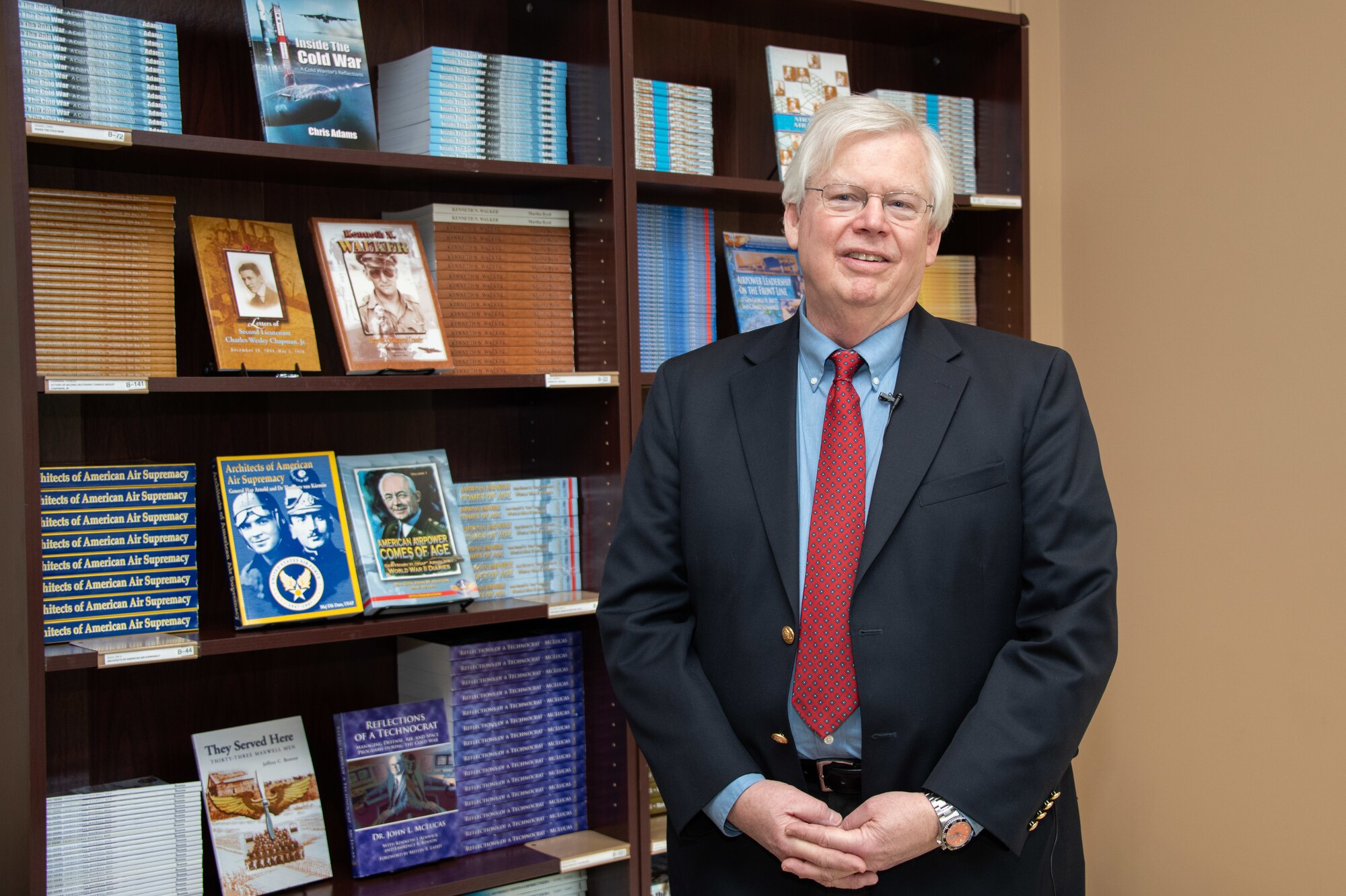 “Father of the Air Force’s” grandson visits Air University