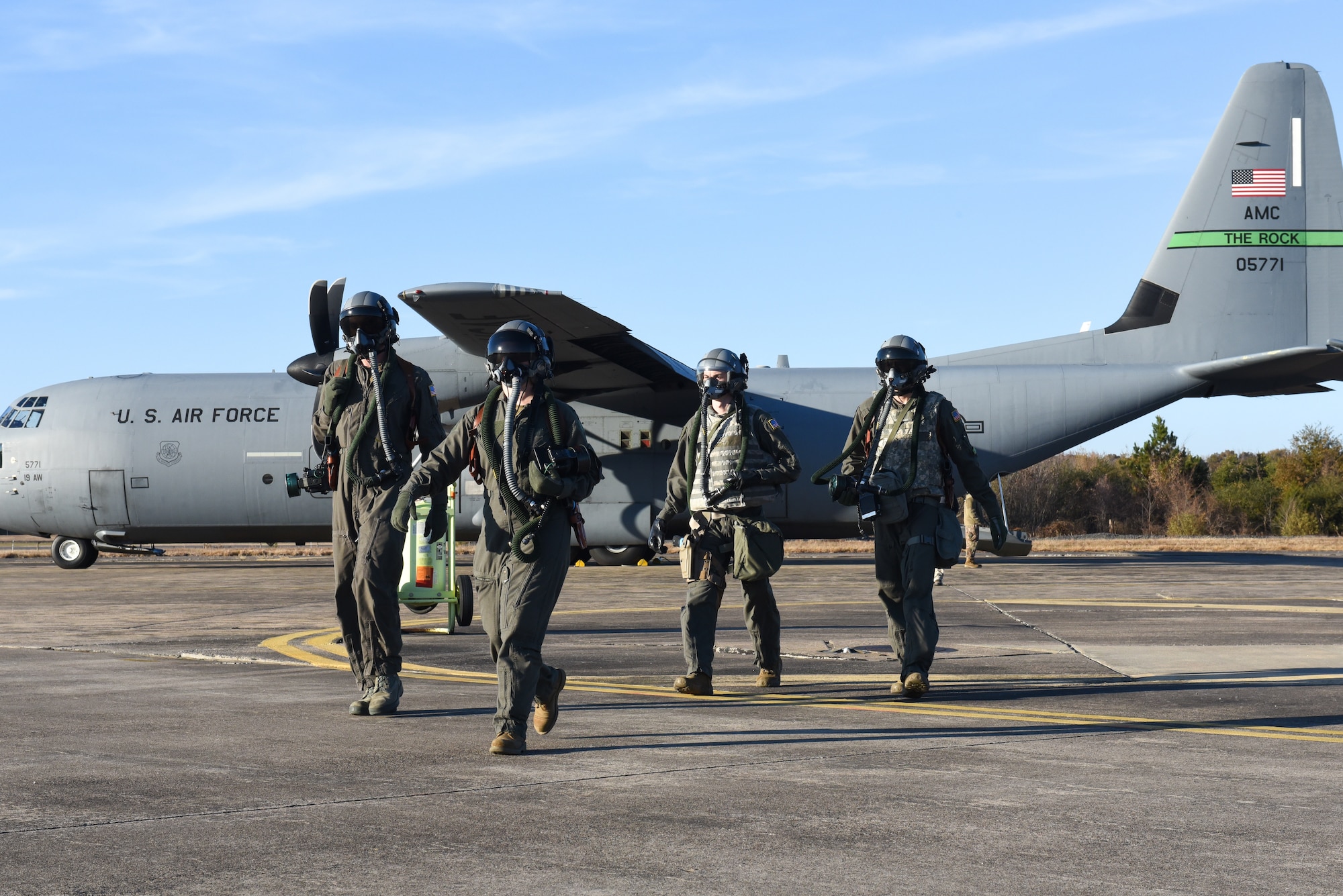 Aircrew walks away from a C-130J