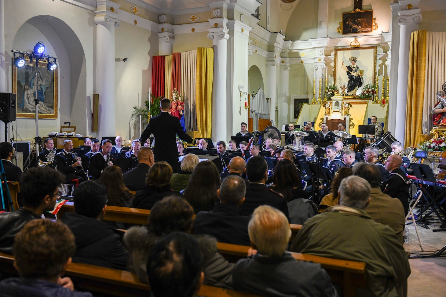 LENTICOSA, Italy; U.S. Naval Forces Europe Band; "Premio Internazionale Nassiriya per la Pace" award; Italian Undersecretary of Defense Angelo Tofalo