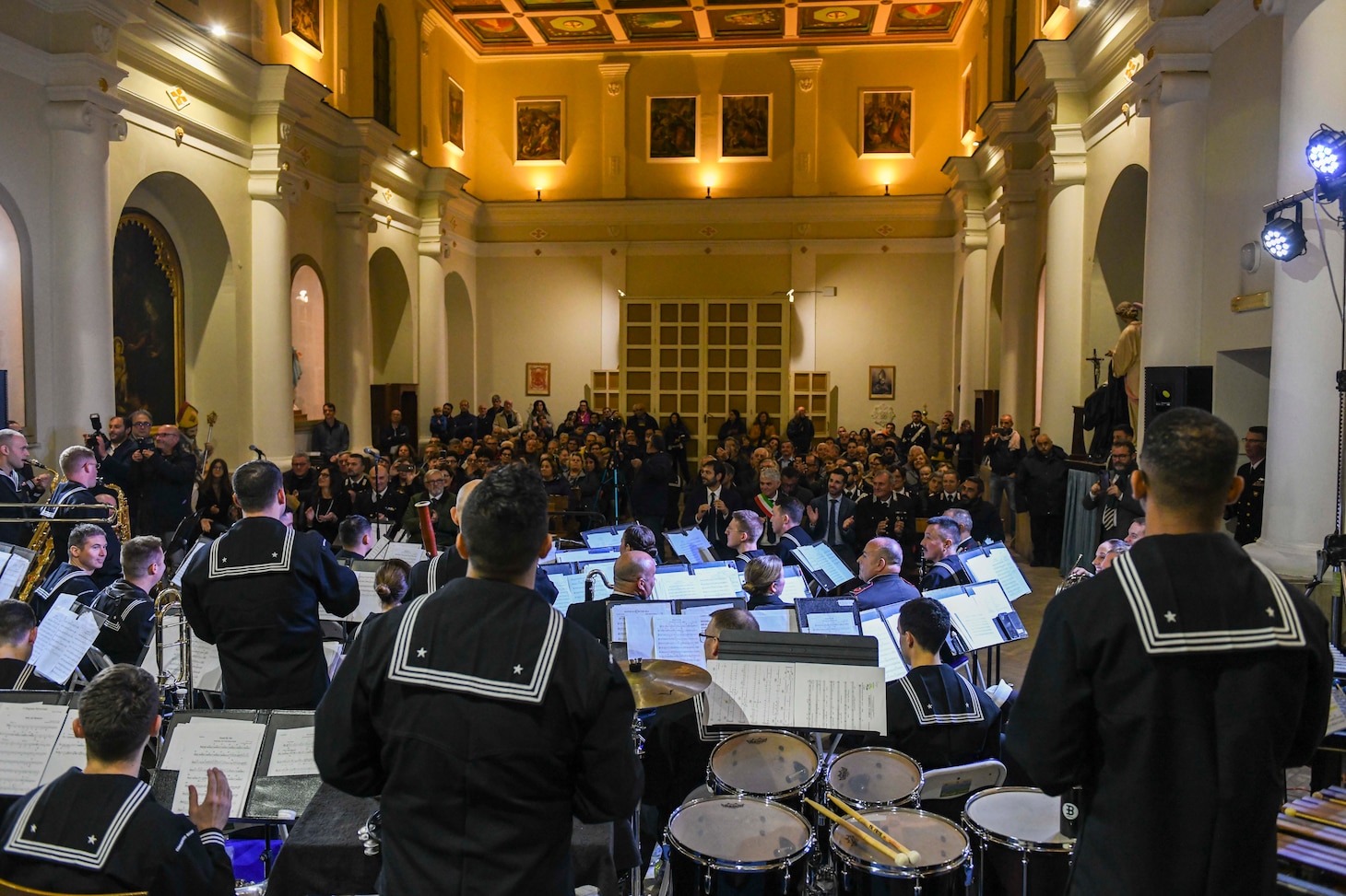 LENTICOSA, Italy; U.S. Naval Forces Europe Band; "Premio Internazionale Nassiriya per la Pace" award; Italian Undersecretary of Defense Angelo Tofalo