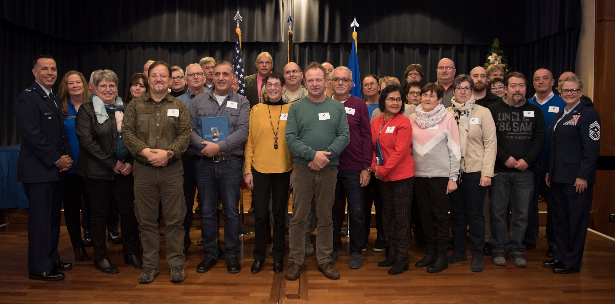 The recipients were awarded for their outstanding service to the U.S. Air Force for 20 years or longer