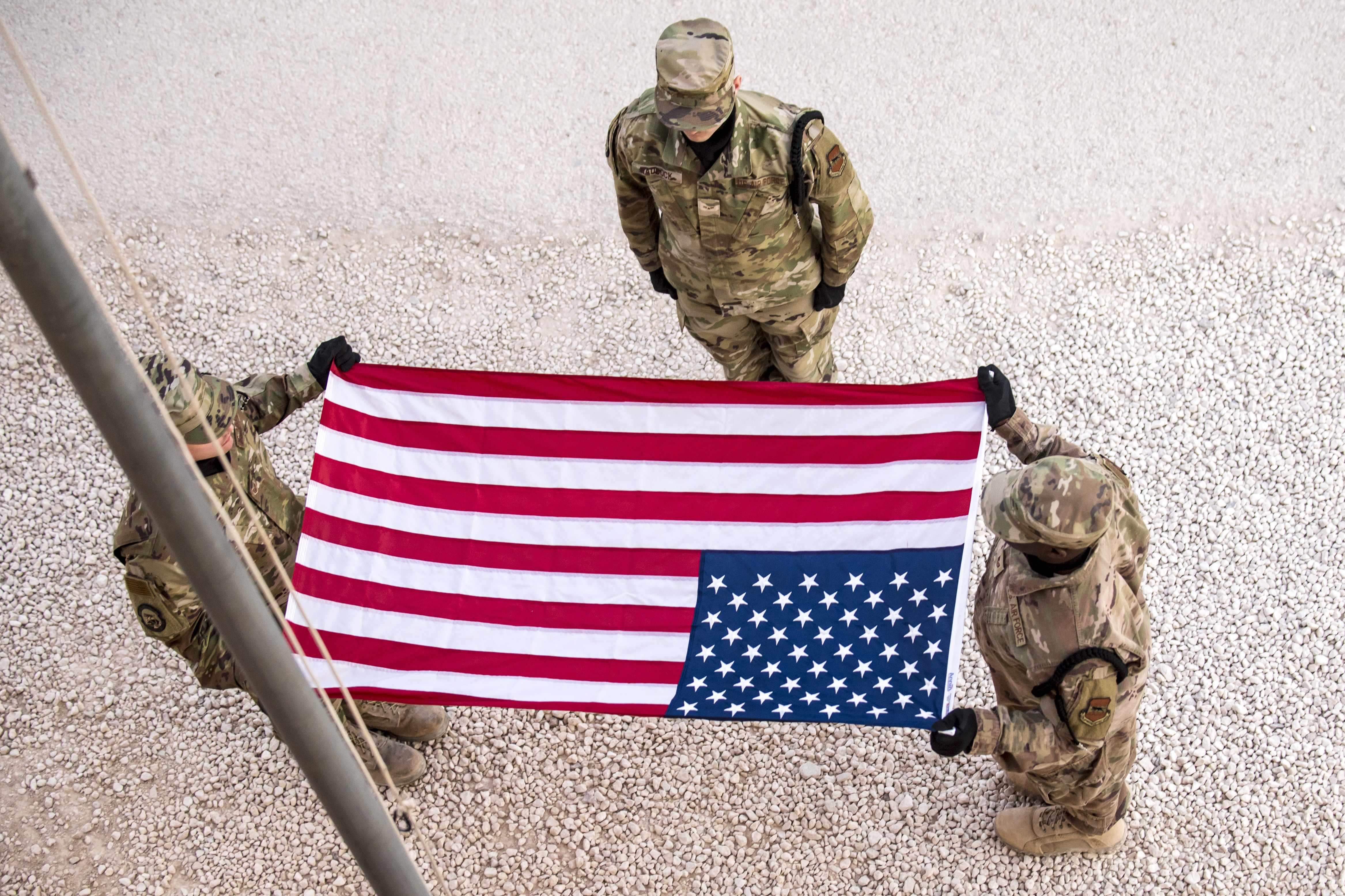 Veterans Day retreat ceremony