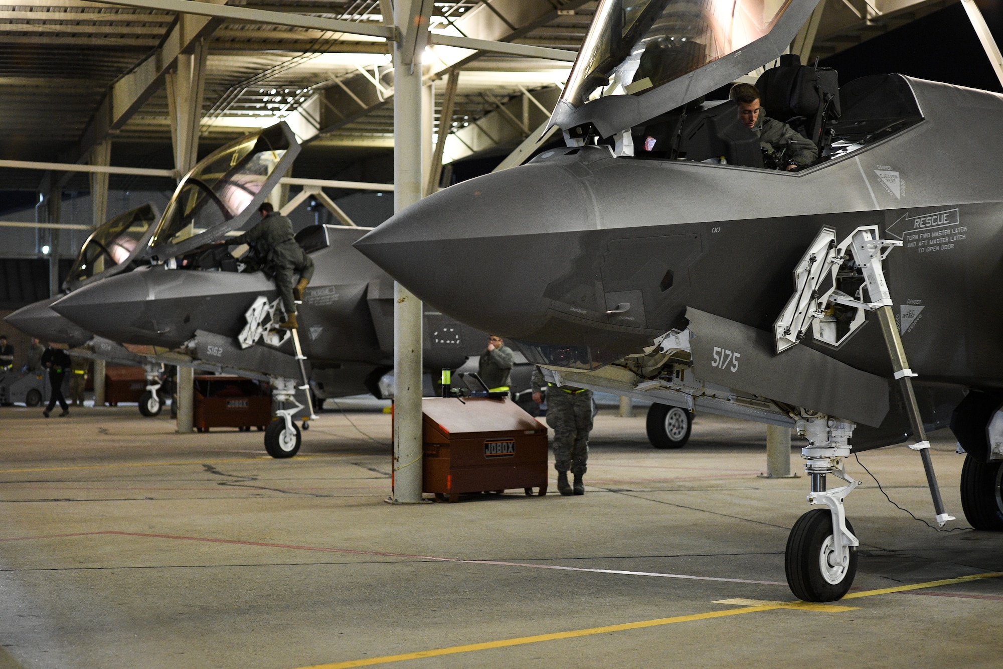 Photo of an F-35A