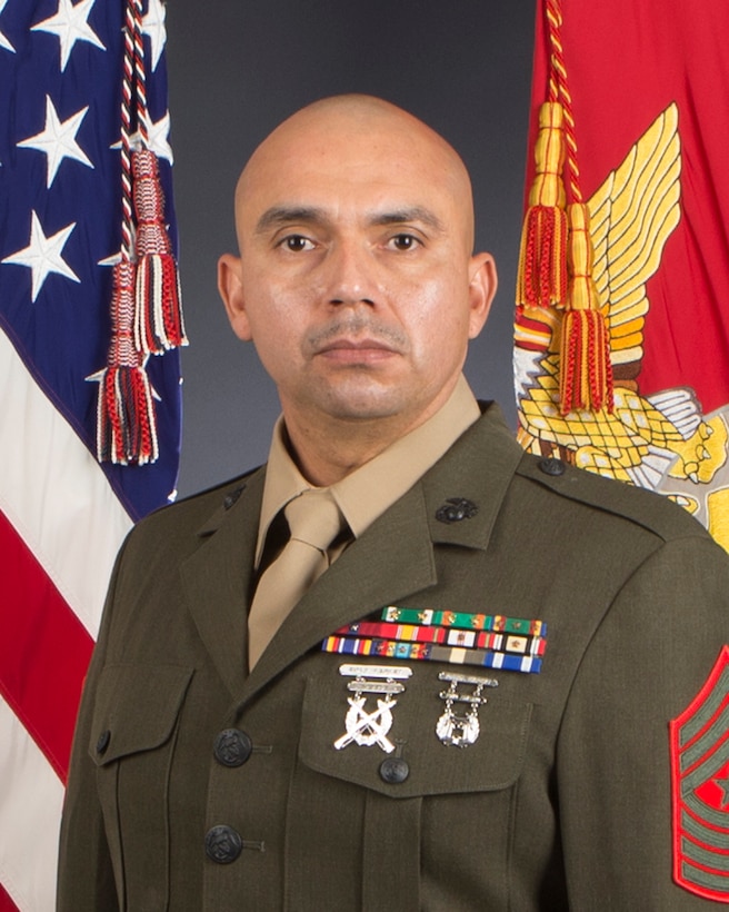 12th Marine Corps District, Recruiting Station Sacramento Sergeant Major, Sergeant Major Geronimo Guzman