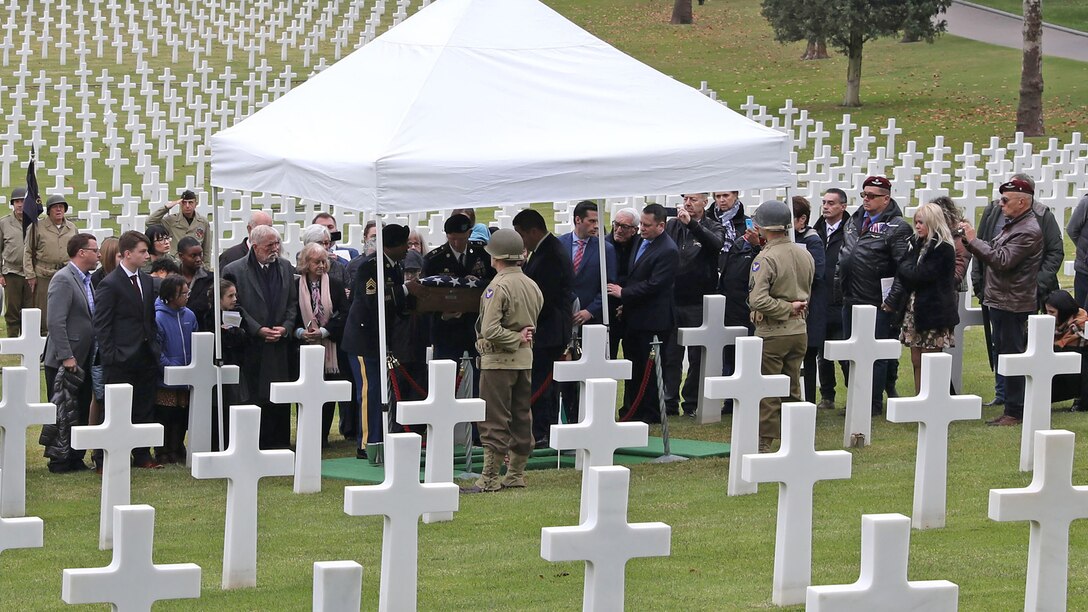 21st Theater Sustainment Command repatriates remains of WWII pilot, 1st Lt. Loren Hintz