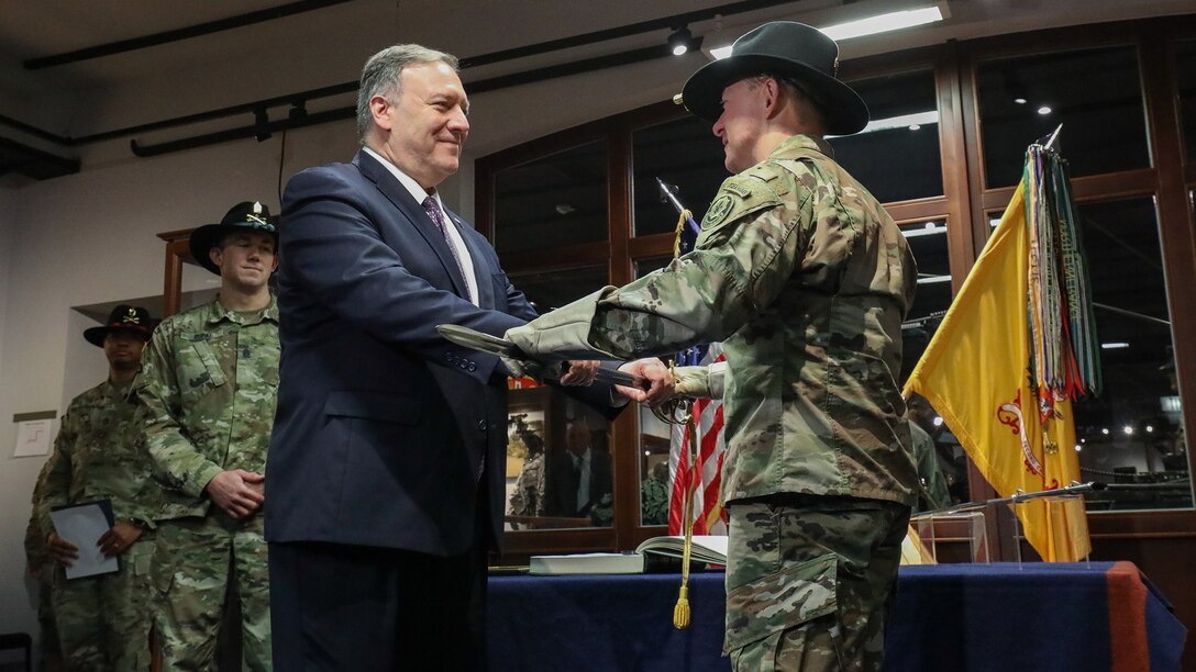 Secretary of State Mike Pompeo visits 2nd Cavalry Regiment