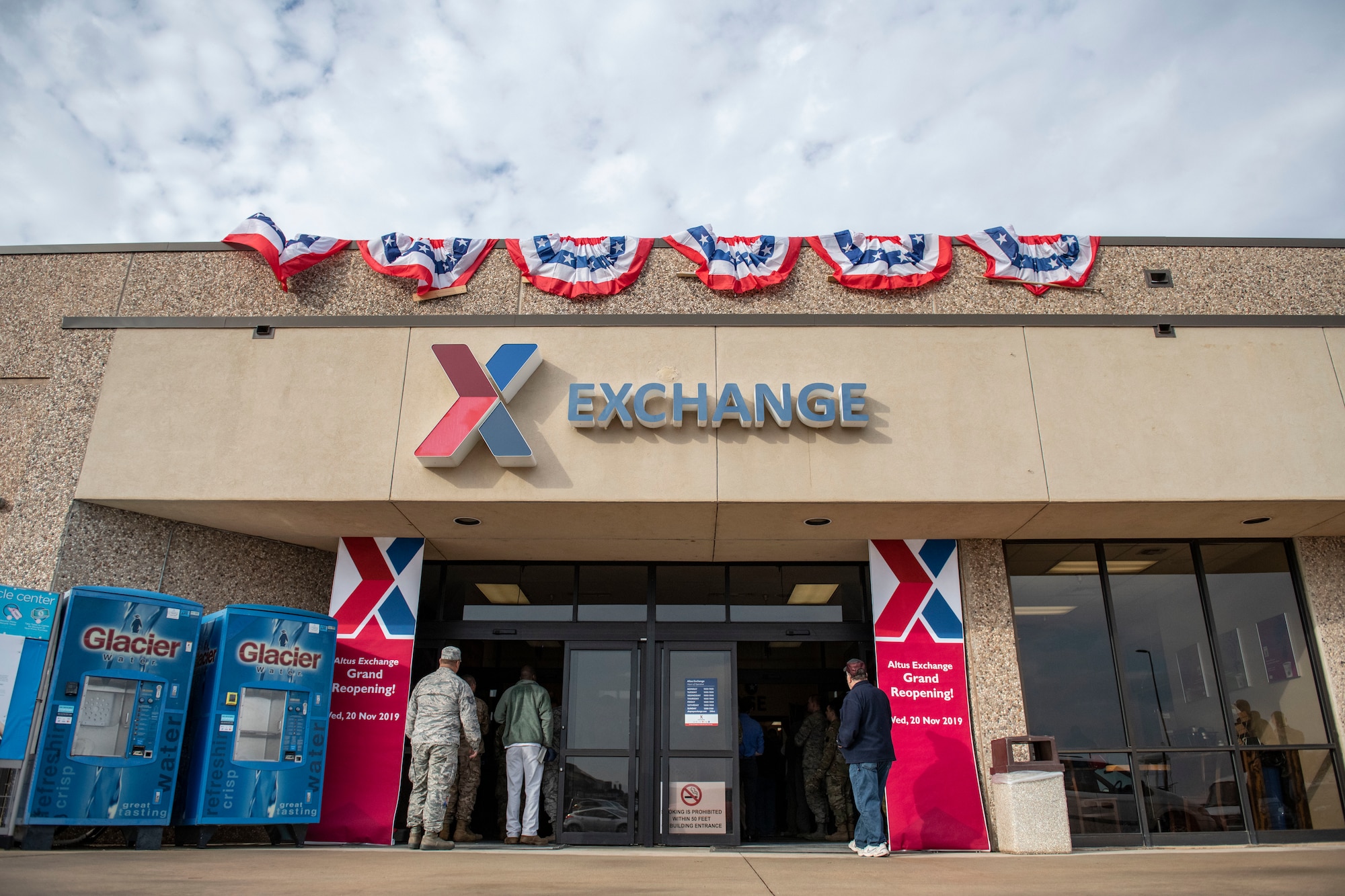 The Altus Air Force Base Exchange hosts its grand reopening.