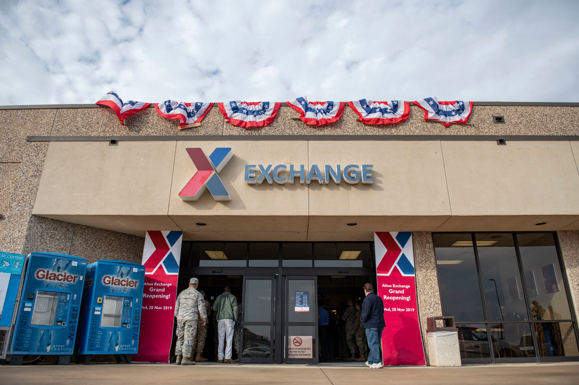 The Altus Air Force Base Exchange hosts its grand reopening.