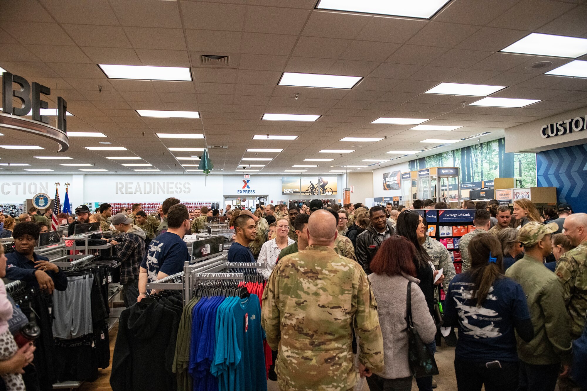 The Altus Air Force Base Exchange hosts its grand reopening.