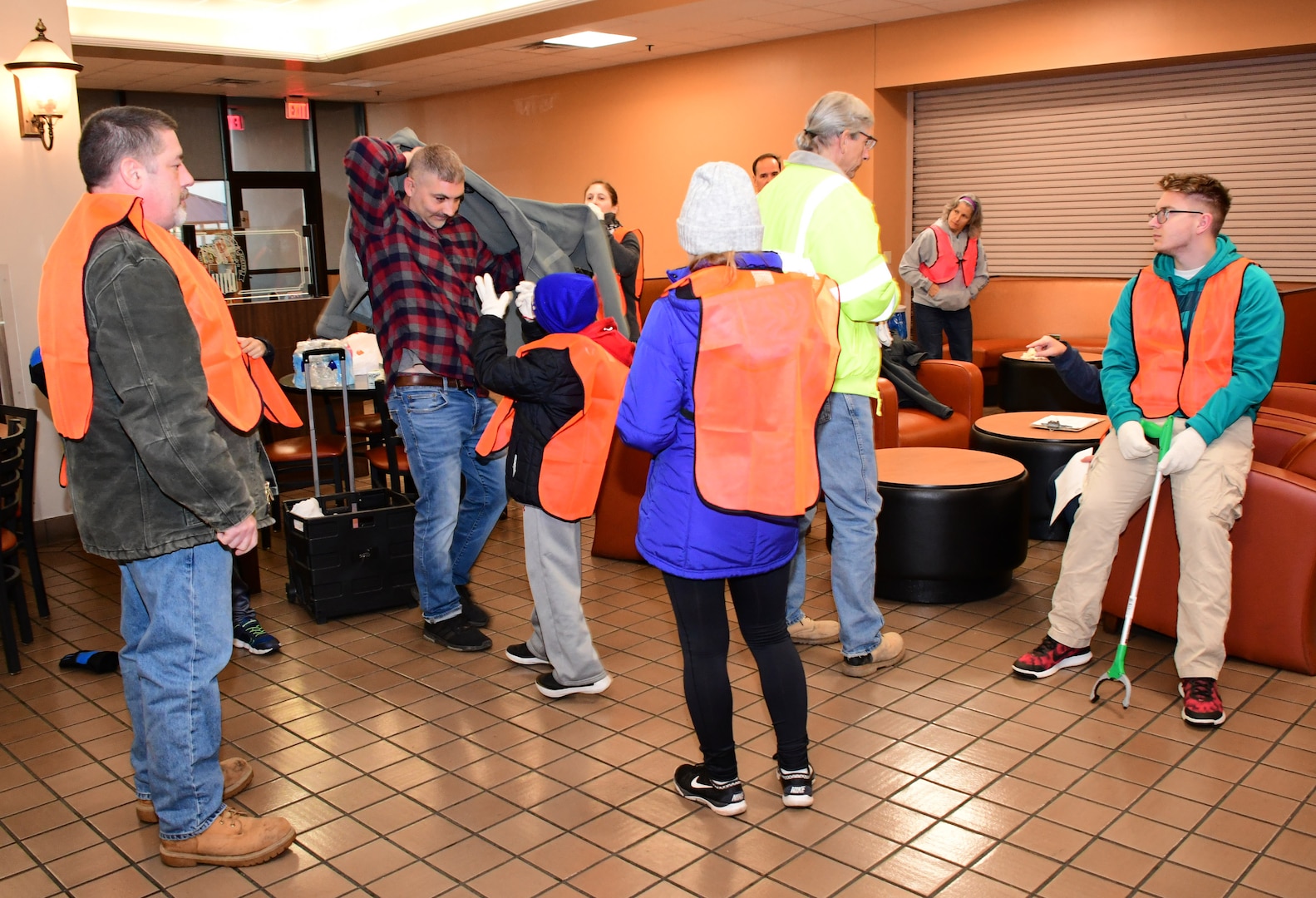 Defense Distribution Center Susquehanna employees volunteer for Adopt a Highway cleanup event