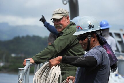 USS Emory S. Land Visits Subic Bay