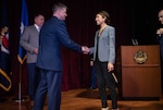The Eisenhower School Awards Ceremony, held ing Baruch Auditorium on June 10, 2019. Vice Admiral Fritz Roegge, NDUP, was in attendence.