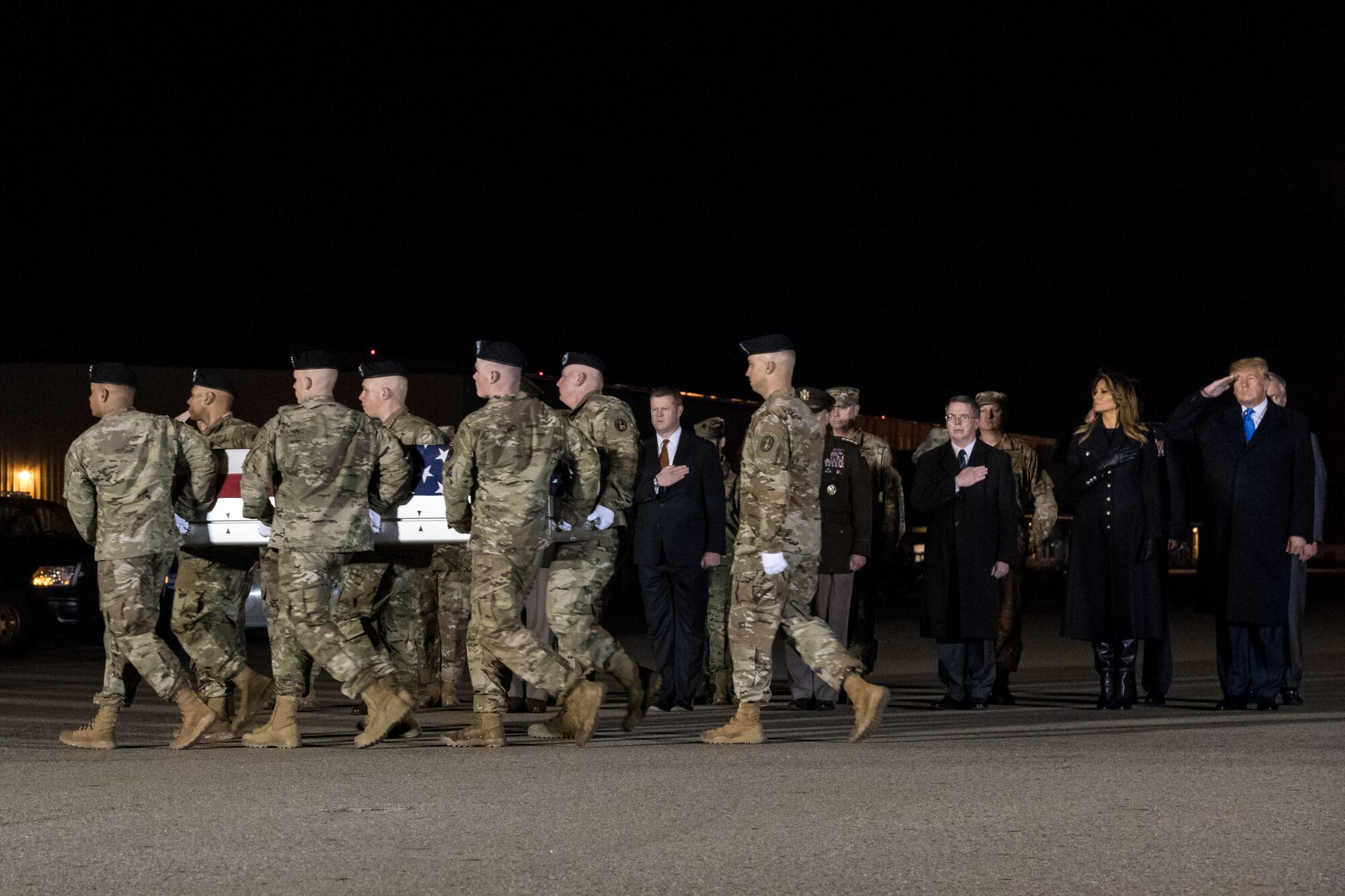 Dignified Transfer for Chief Warrant Officer 2 Kirk T. Fuchigami