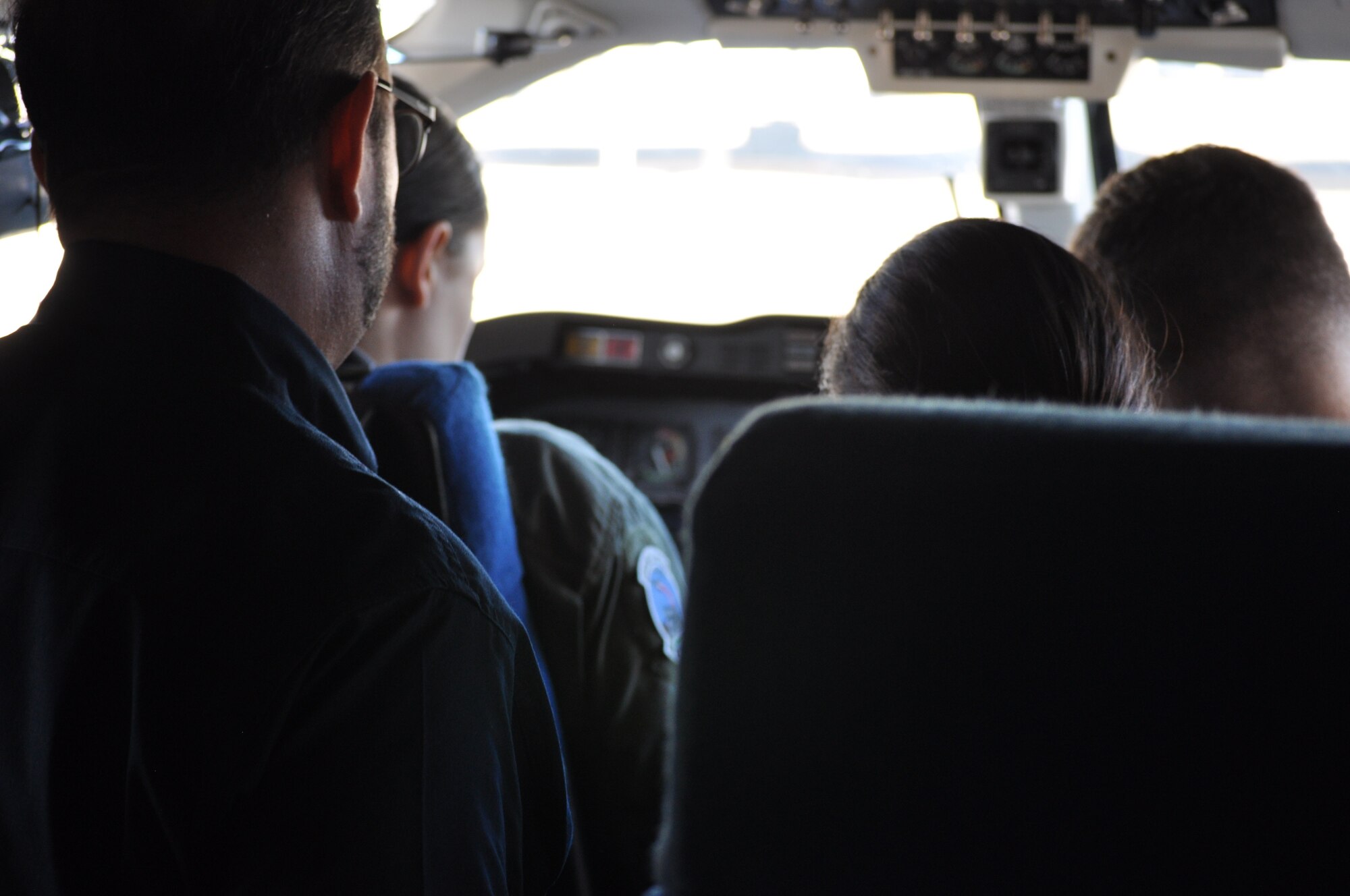 Members from 19th Air Force, surgeon general’s office and 99th Flying Training Squadron instructor pilot conduct a cockpit assessment on a pilot candidate from a Reserve Officers’ Training Corps detachment who does not meet minimum height standards to be an Air Force pilot.  Once a candidate is selected for a pilot slot, they will have their Initial Flying Class I physical exam, which automatically places a candidate into the waiver process, if they do not meet height standards.