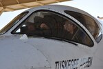 Members from 19th Air Force, surgeon general’s office and 99th Flying Training Squadron instructor pilot conduct a cockpit assessment on a pilot candidate from a Reserve Officers’ Training Corps detachment who does not meet minimum height standards to be an Air Force pilot.  Once a candidate is selected for a pilot slot, they will have their Initial Flying Class I physical exam, which automatically places a candidate into the waiver process, if they do not meet height standards.
