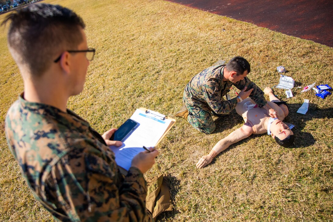Navy Corpsmen complete TCCC, Tactical Combat Casualty Care, Training