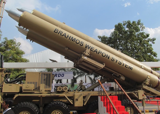 Indian army’s BrahMos Mobile Autonomous Launchers, February 7, 2014 (Courtesy Anirvan Shukla)