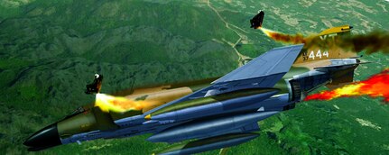 Dec. 5 marks the 50th anniversary of a flying mission that went very wrong during the Vietnam War. On that morning in 1969, two F-4 Phantoms from the 12th Tactical Fighter Wing, assigned to the 558th Tactical Fighter Squadron, launched from Nakhon Phanom Air Base for a bombing mission over Laos. Only one aircraft made it back. Capt. Ben Danielson piloted the second F-4 – call sign Boxer 22 – with 1st Lt. Woodrow Bergeron Jr. in his back seat. As Danielson lined up his target, enemy anti-aircraft fire tore through the F-4 and immediately set it ablaze.