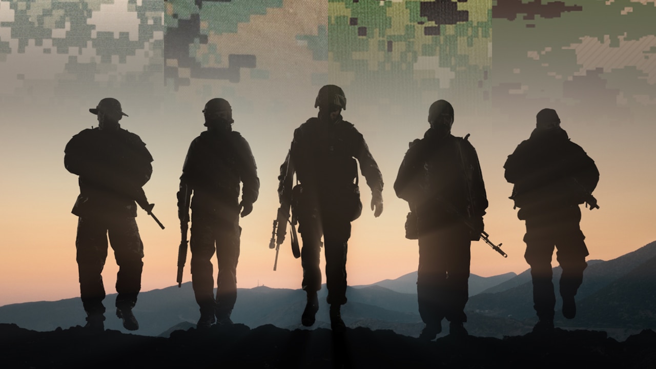 Army, Marine Corps, Navy and Air Force – an interactive look at how each service branch is organized.