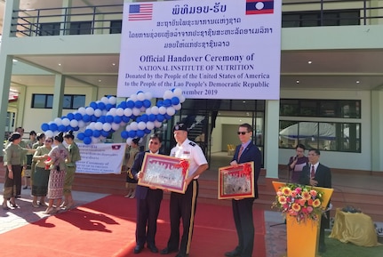 U.S. Army Corps of Engineers Partners to Battle Malnutrition in Laos