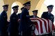 DM Base Honor Guard carrying a casket