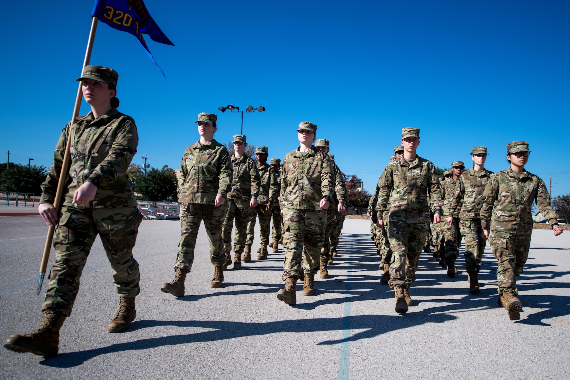 Air Force basic military training trainees