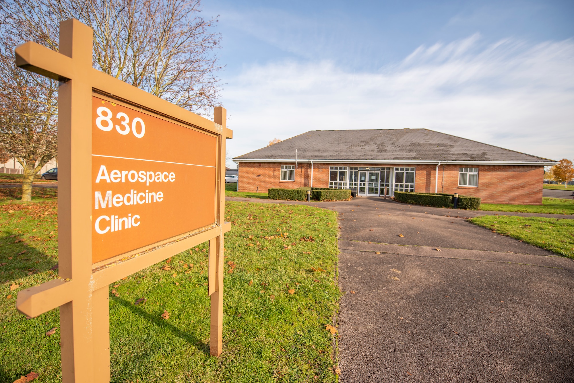 The Aerospace Medicine Clinic at RAF Mildenhall, England, takes care of the flyers on base. The clinic is staffed with aerospace medicine technicians, independent duty medical technicians and flight surgeons to keep Airmen who fly medically qualified to complete the mission. (U.S. Air Force photo by Airman 1st Class Joseph Barron)