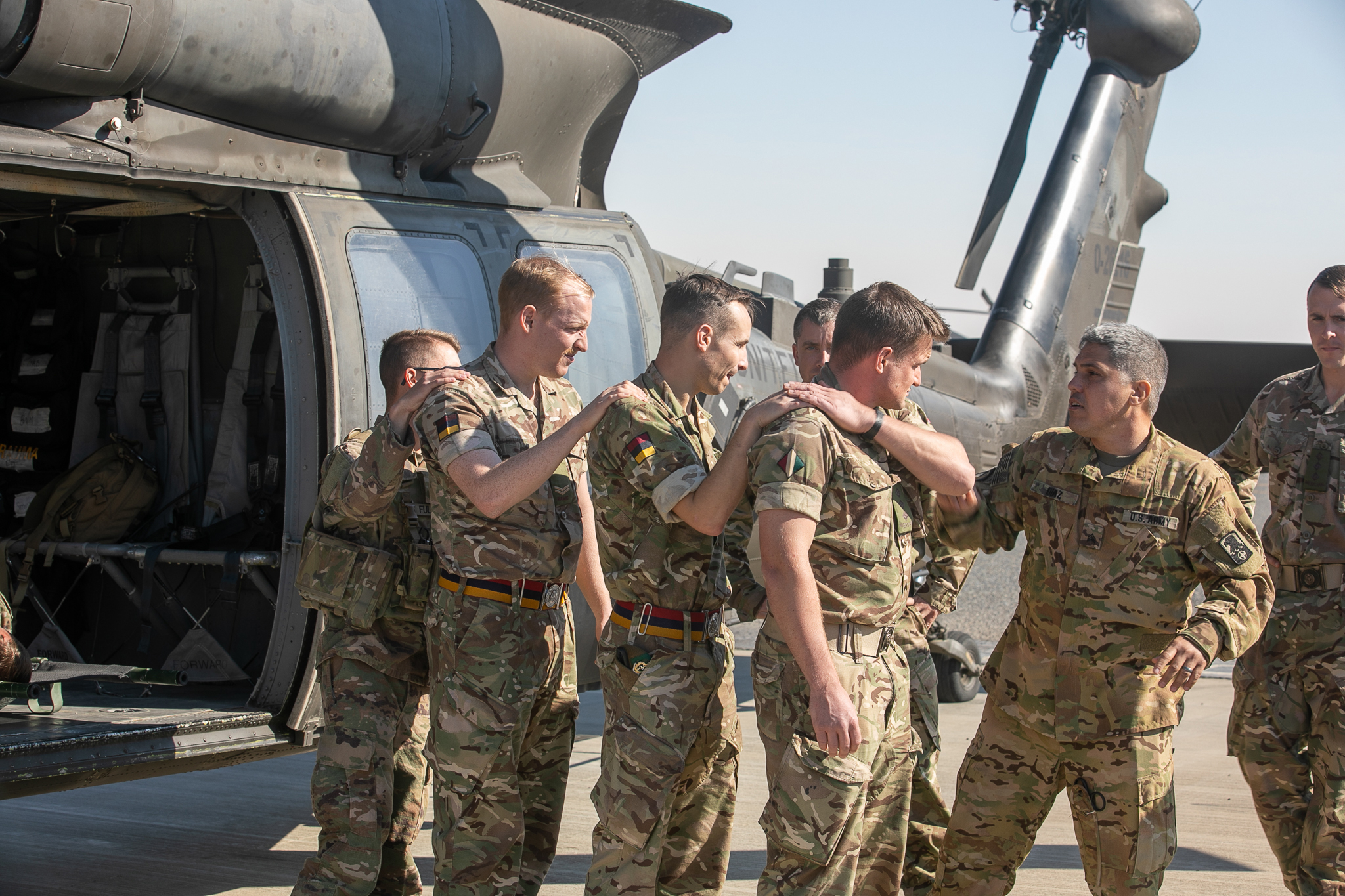 30th Abct Joins British Soldiers For Medevac Training National