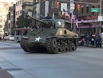 U.S. Army Tank traveling on street