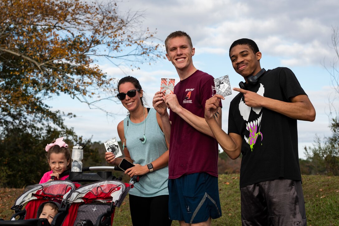 A photo of the winners of the Health and Readiness Optimization Dash 4K