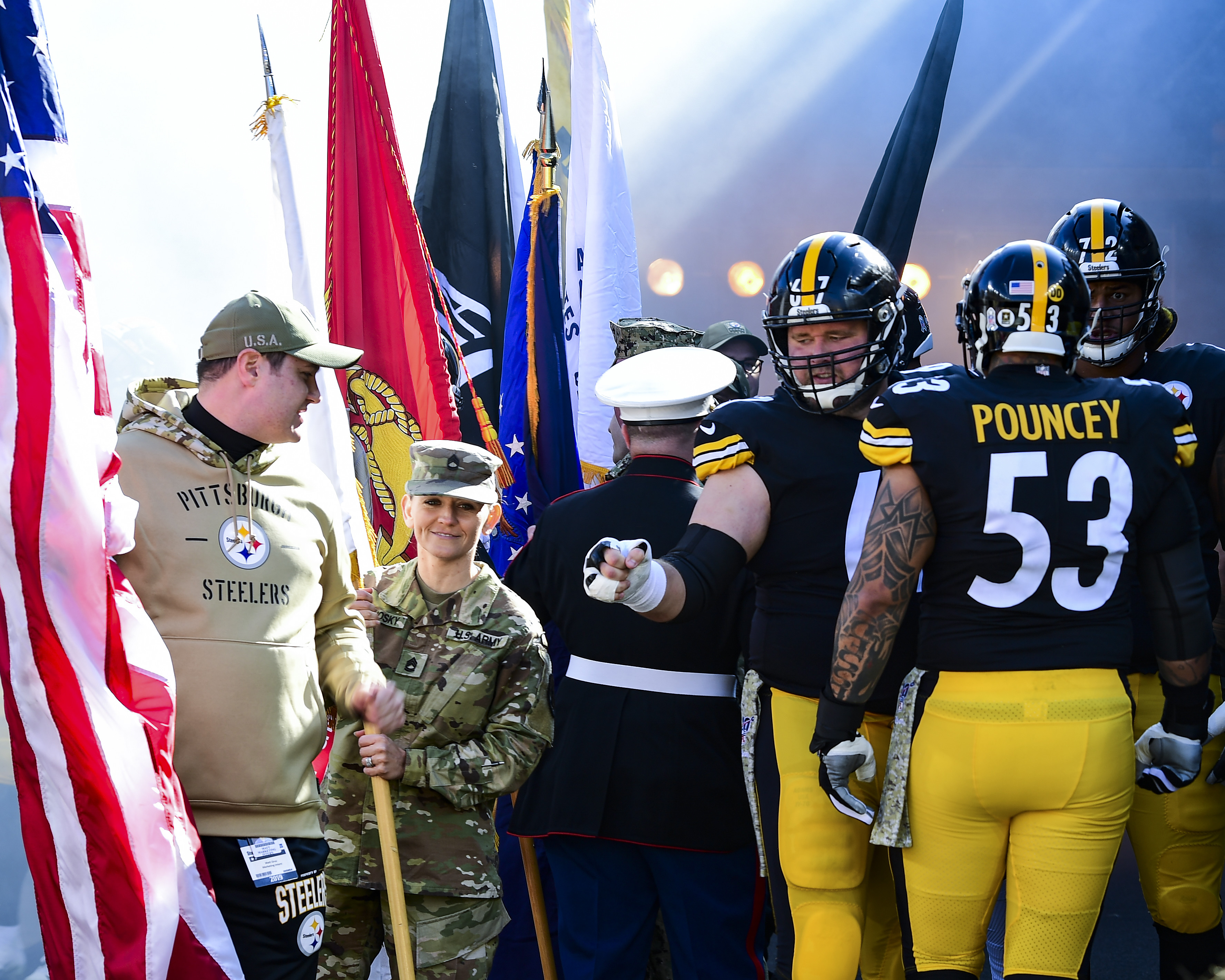 salute the service steelers