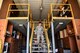 An Airman walks down the stairs.