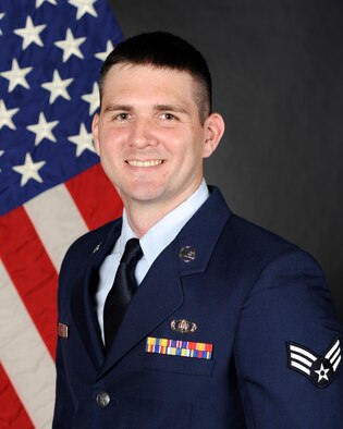 Official photo of Senior Airman Jacob Wright, saxophonist with Pacific Showcase and The Saxophone Quartet at the United States Air Force Band of the Pacific, Yokota Air Base, Japan.