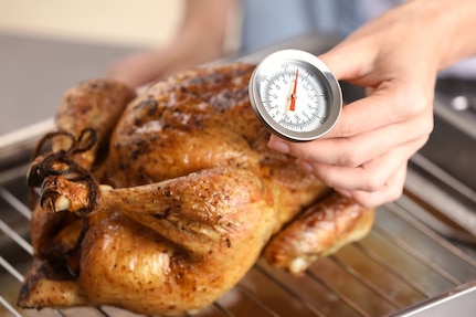 Thanksgiving meals are some of the largest prepared each year and come with a significant amount of stress. Preparing large meals requires the cook to juggle many “different pots” at the same time but getting the turkey roasted just right is main objective of most cooks.