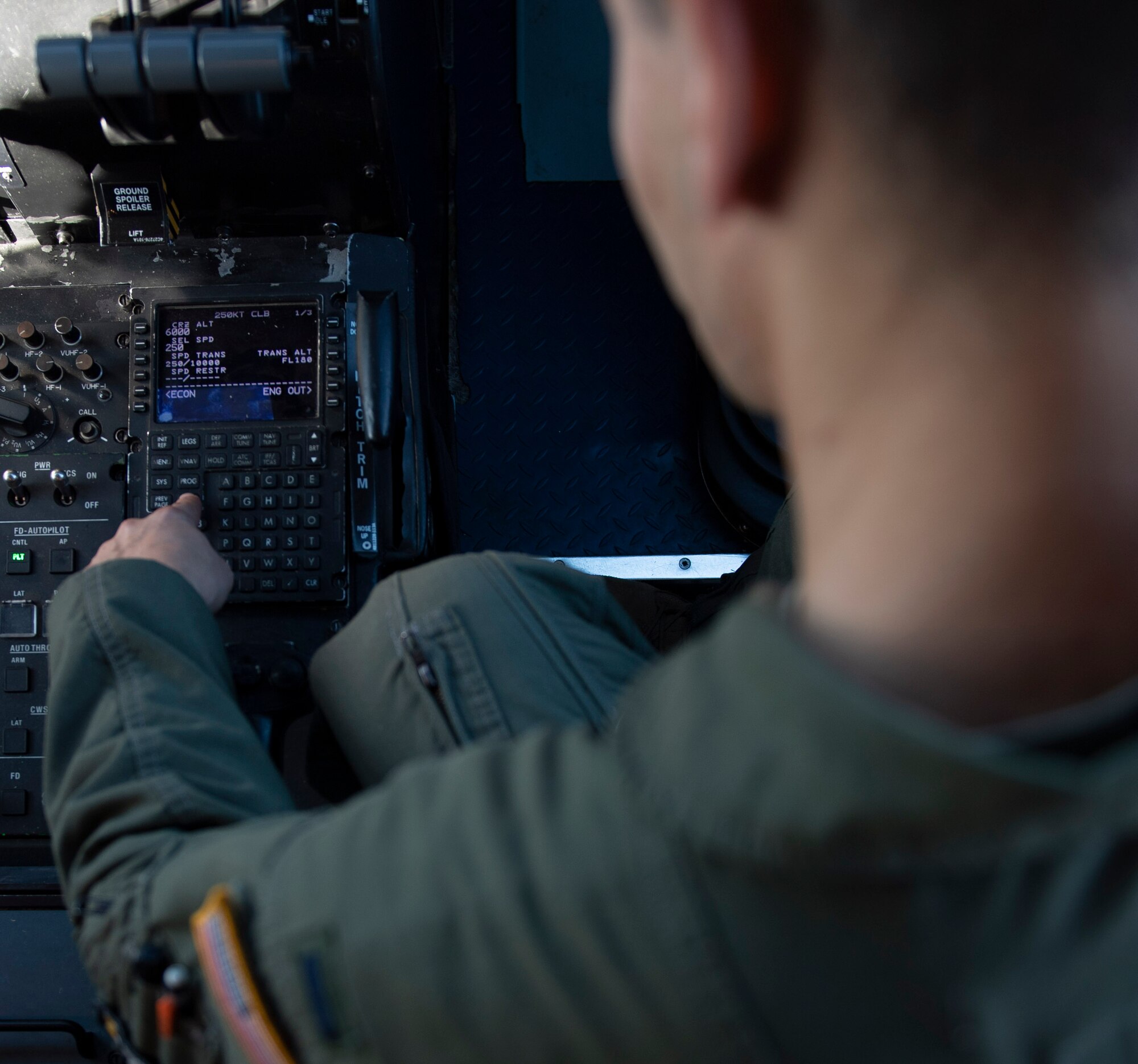 Photos of the 22nd Airlift Squadron preparing for flight.