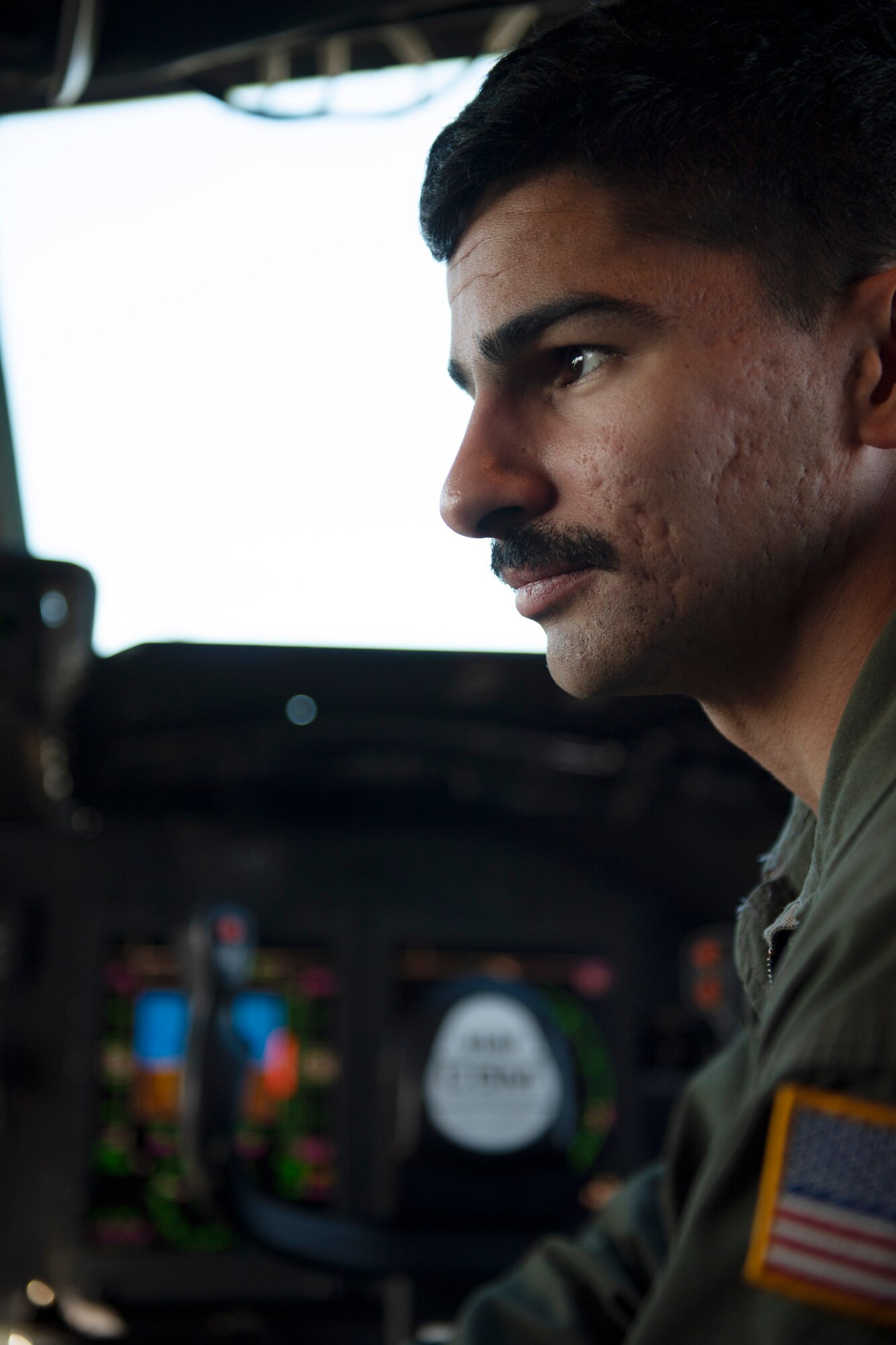 Photos of the 22nd Airlift Squadron preparing for flight.