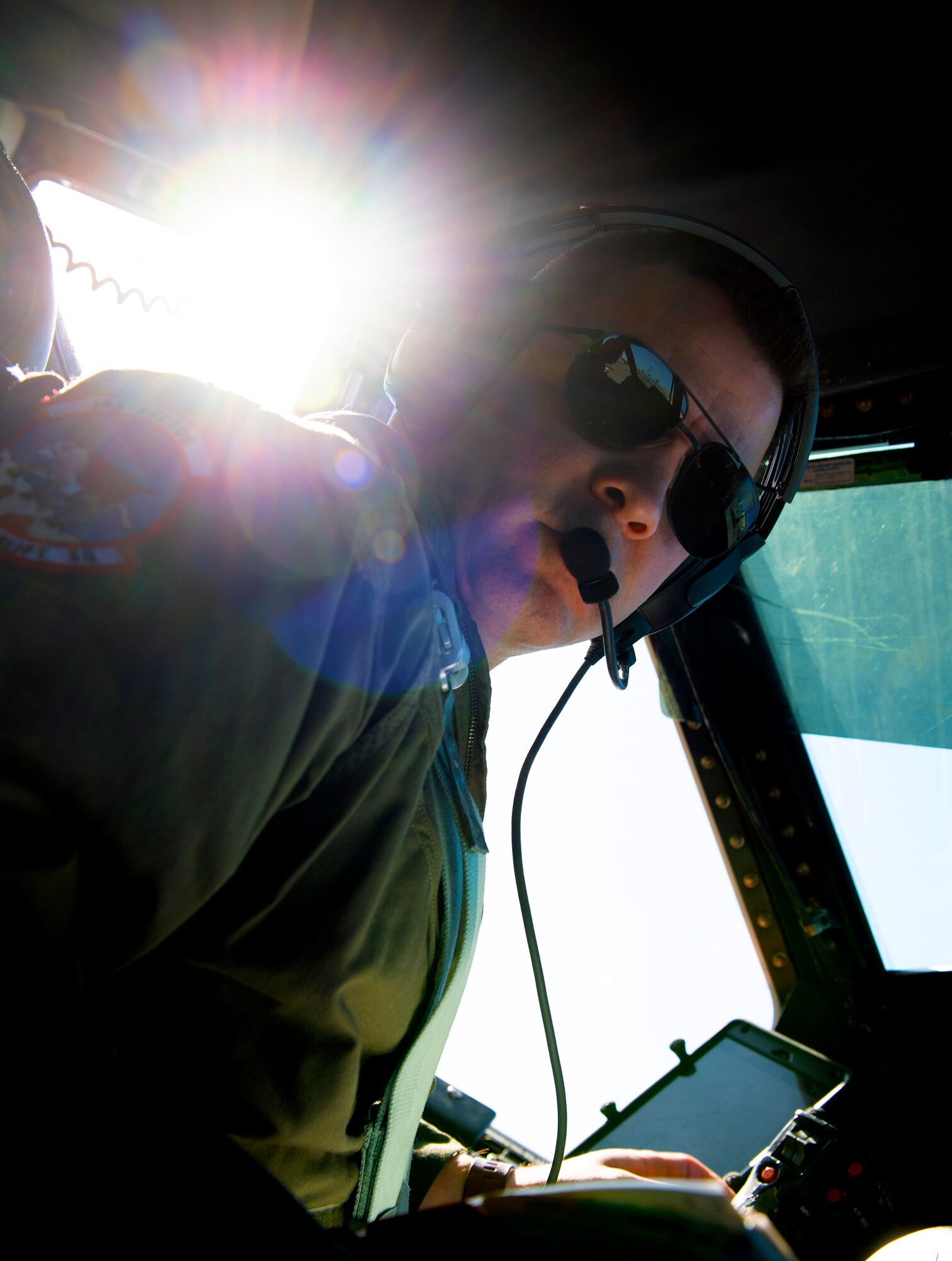 Photos of the 22nd Airlift Squadron preparing for flight.