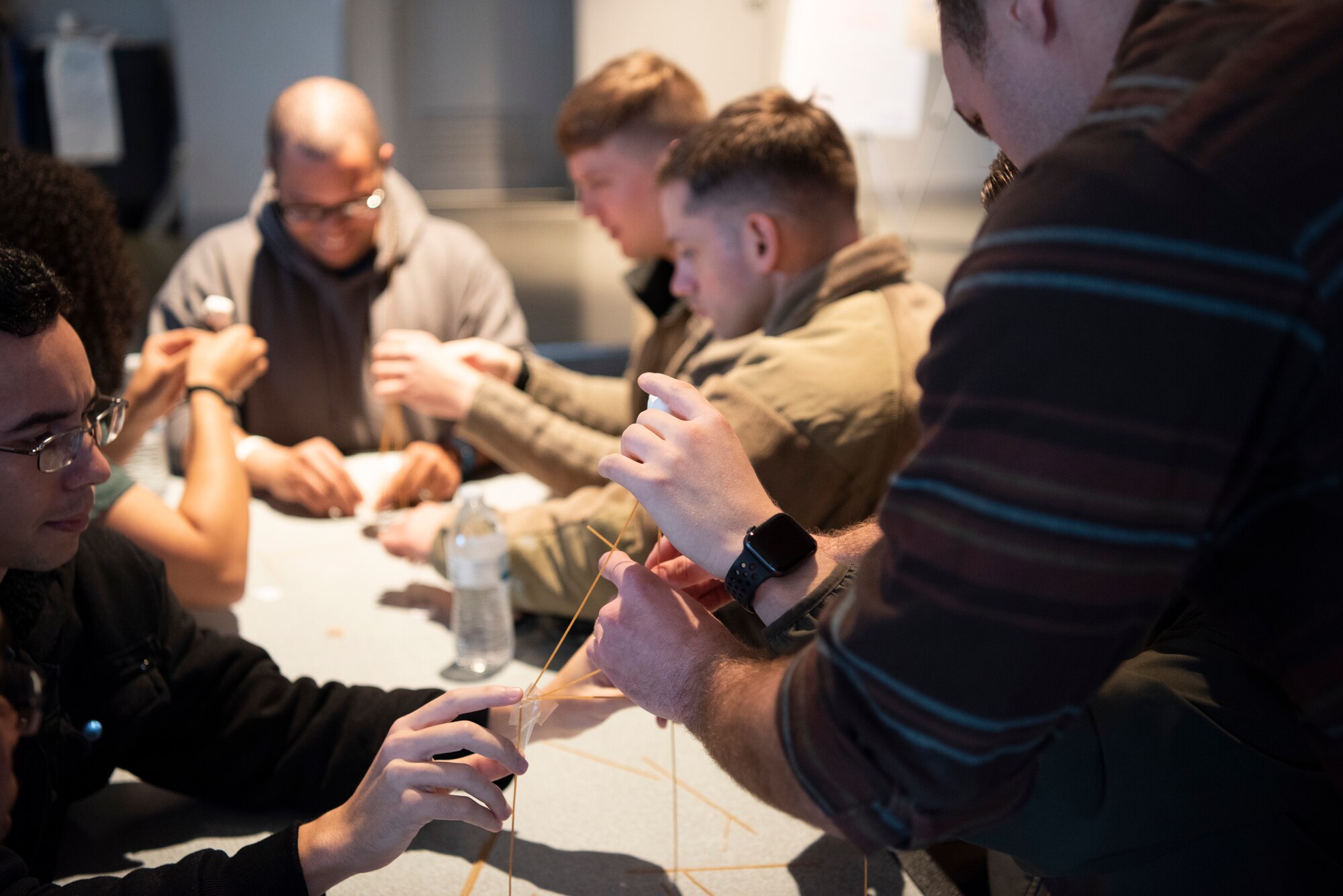The 374 AMXS hosted a resiliency event where Airmen discussed various topics with squadron leadership as well as participated in team building activities.