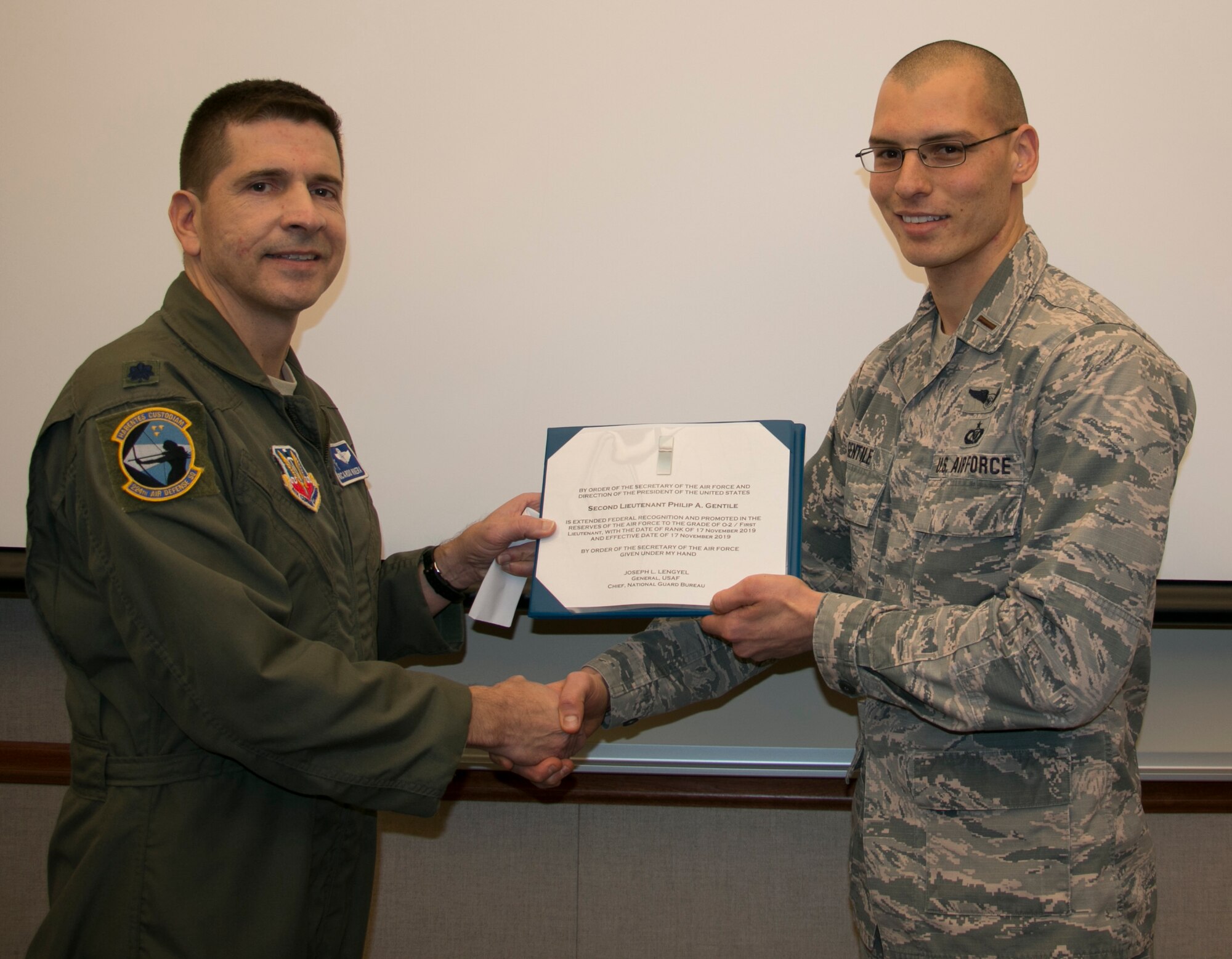 Gentile Promoted to First Lieutenant