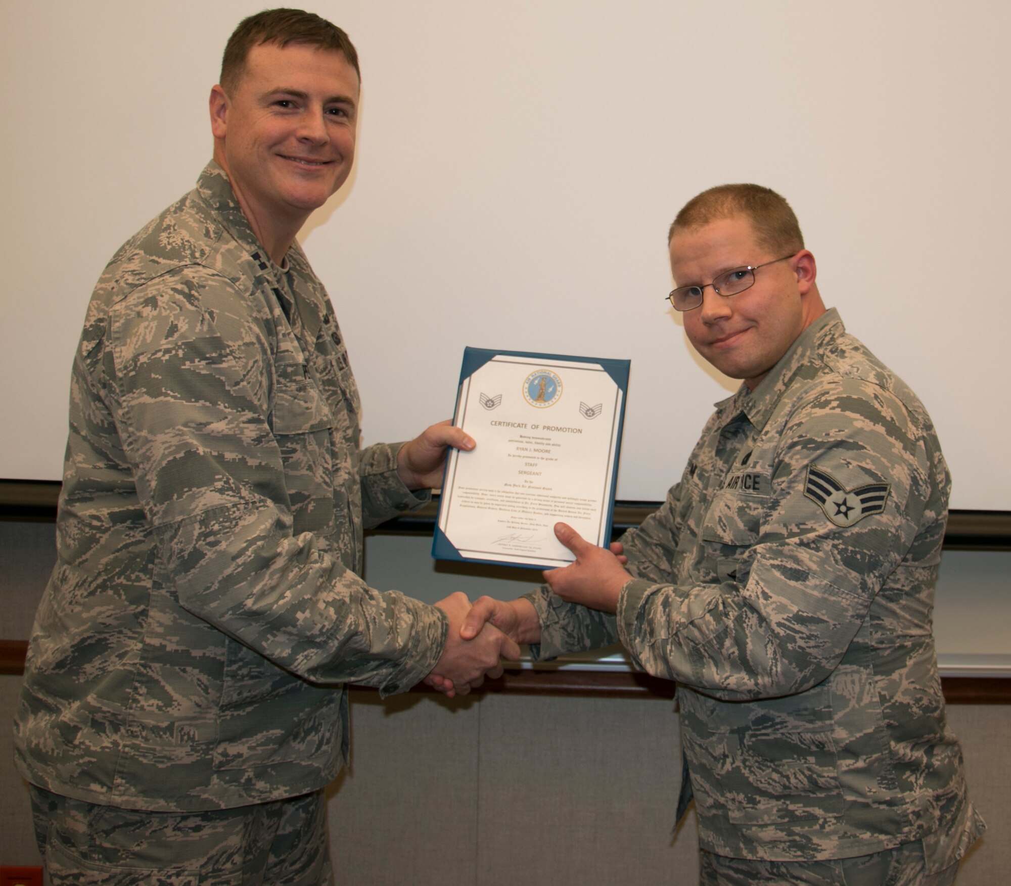 Moore Promoted to Staff Sergeant