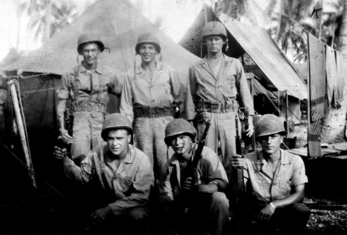 Detroit native, born in 1923, Cpl. Leonard B. Turner enlisted in the Marine Corps in 1942 following the example of two of his brothers who had already signed up for World War II military duty ahead of him.  Turner, a 96-year-old War World II veteran and Marine Raider, affectionately nicknamed “Raider 96,” served with 2nd Marine Raider Battalion and was the oldest Marine in attendance at Marine Forces Special Operations Command’s 244th Marine Corps Birthday Ball in Wilmington, N.C., Nov. 2, 2019.  Turner served under Lt. Col. Evan F. Carlson on New Caledonia; was sent to Guadalcanal, Efate, and Espiritu Santo; and was a part of the first waves during the battles of Bougainville, Guam and Okinawa.  After the surrender of Japan, Turner served as a Military Policeman on the Island of Ryukyu, Japan until returning to the United States.  After completing his military service, Turner returned to his hometown of Detroit and served in a supervisory capacity at General Motors Headquarters, retiring after 42 years.