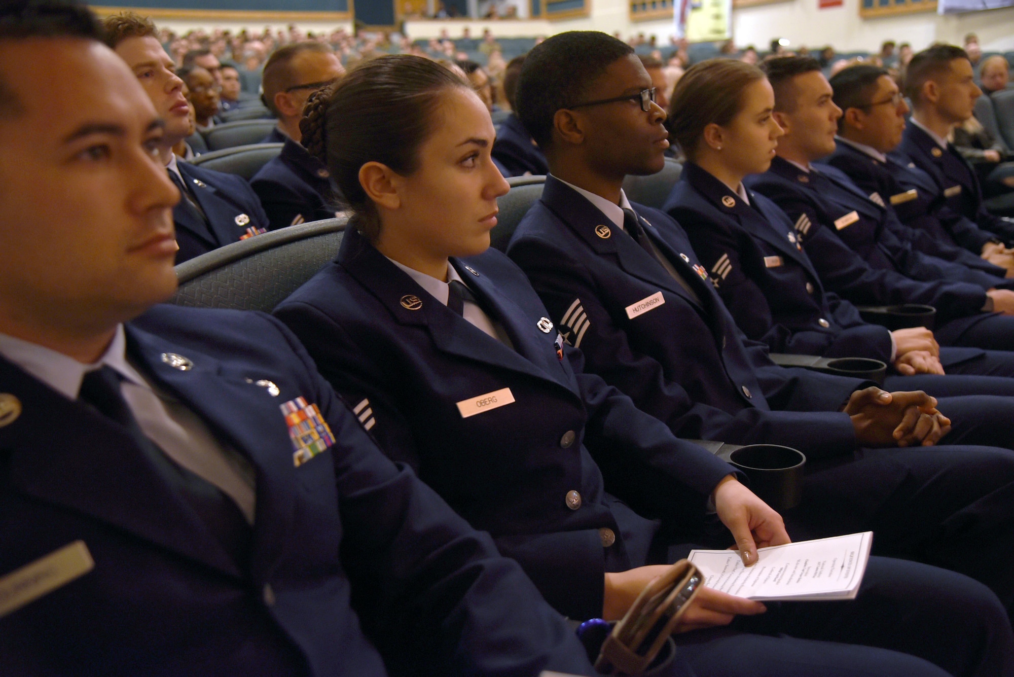 An image of CCAF graduates from their ceremony Nov. 7