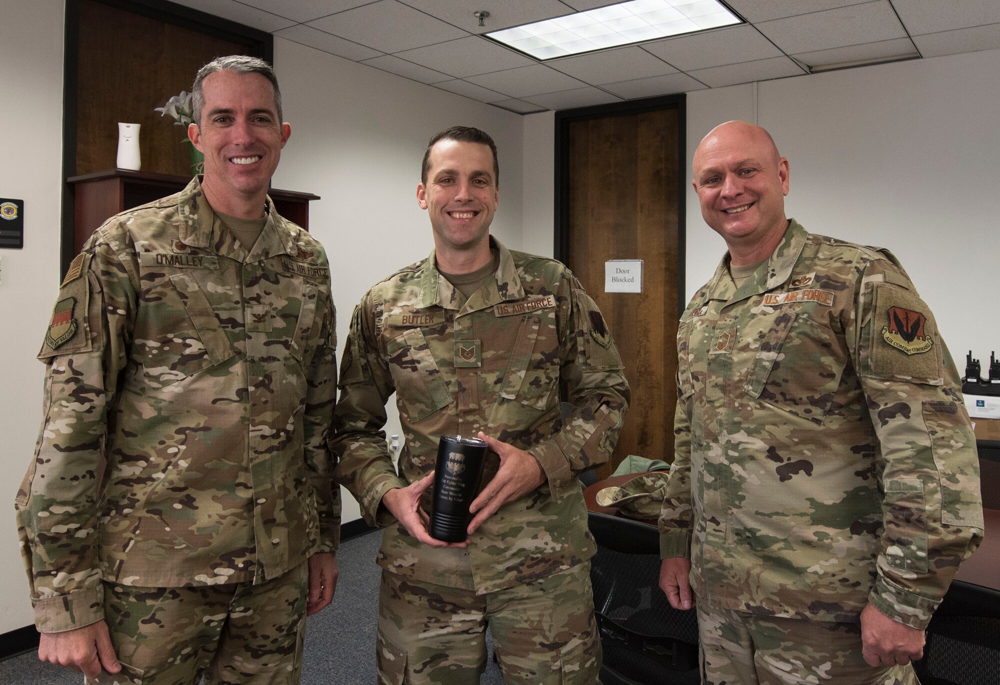 Tech. Sgt. Ryan Butler, 20th Fighter Wing Equal Opportunity noncommissioned officer in charge of equal opportunity, was recognized as this week’s Weasel of the Week (WOW) at Shaw Air Force Base, South Carolina, Nov. 14, 2019.