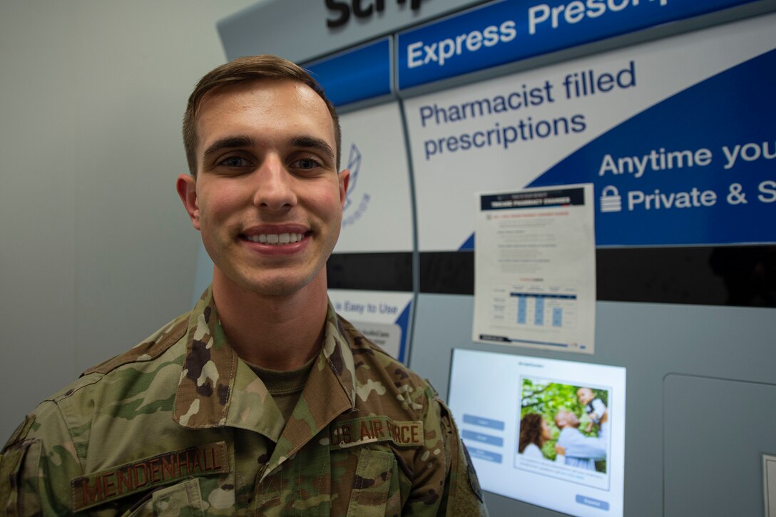 A photo of an Airman, with the 23d Medical Support Squadron, smiling for a photo.