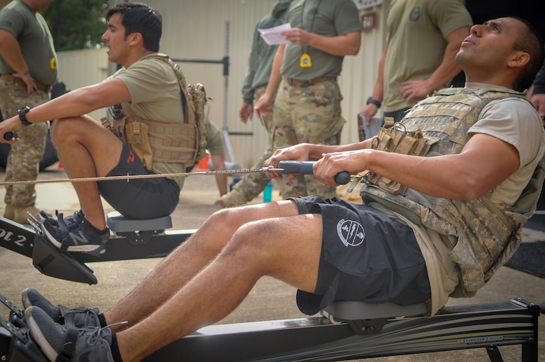 Twenty-four Airmen completed the 2019 Dragon Challenge at Pope Army Airfield Nov. 5-7. The annual three day competition is designed to prepare Airmen for the stress of combat includes a battlefield fitness test, shooting, casualty care, land navigation, obstacle course, knowledge test and combatives.