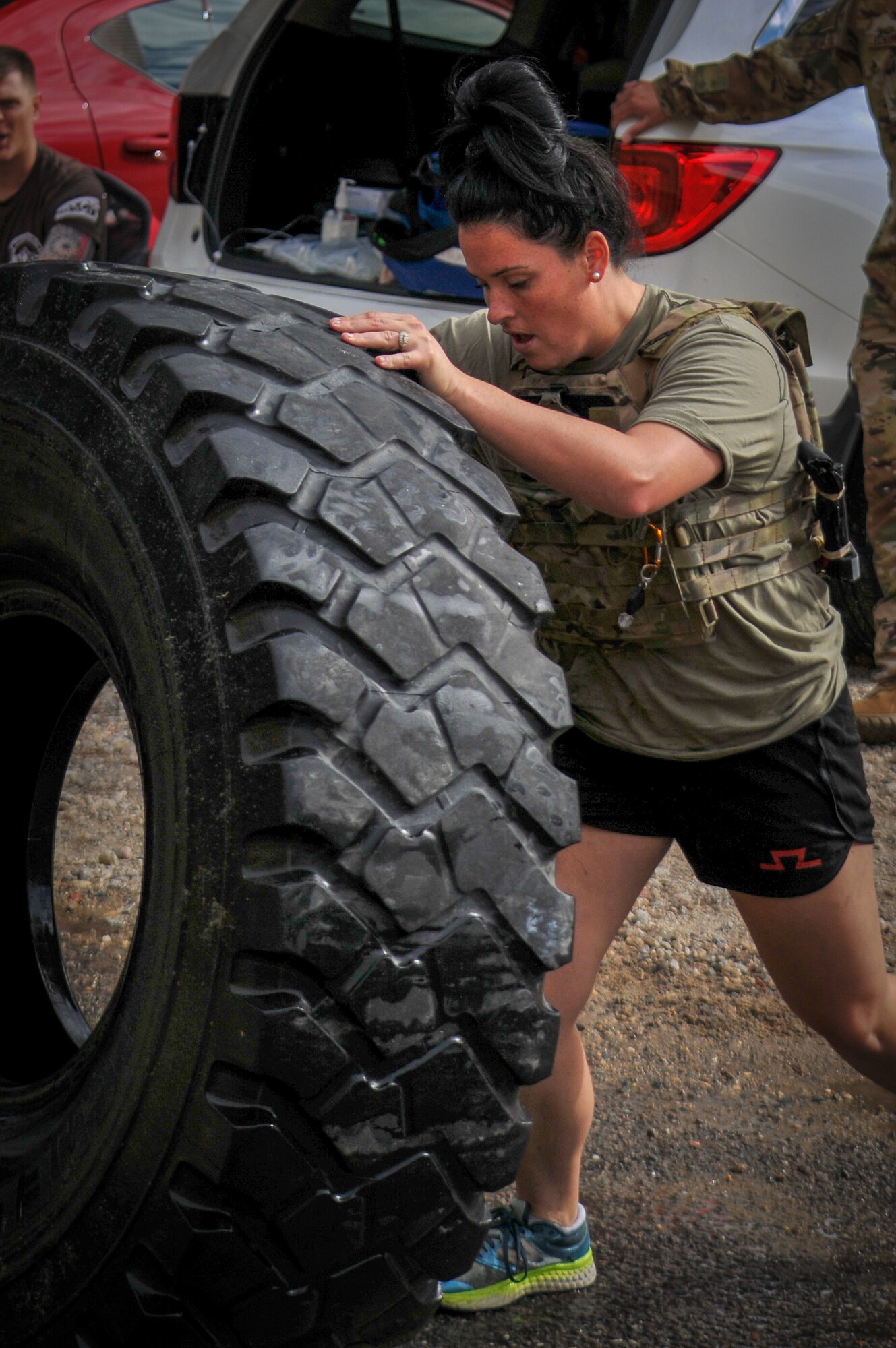Twenty-four Airmen completed the 2019 Dragon Challenge at Pope Army Airfield Nov. 5-7. The annual three day competition is designed to prepare Airmen for the stress of combat includes a battlefield fitness test, shooting, casualty care, land navigation, obstacle course, knowledge test and combatives.