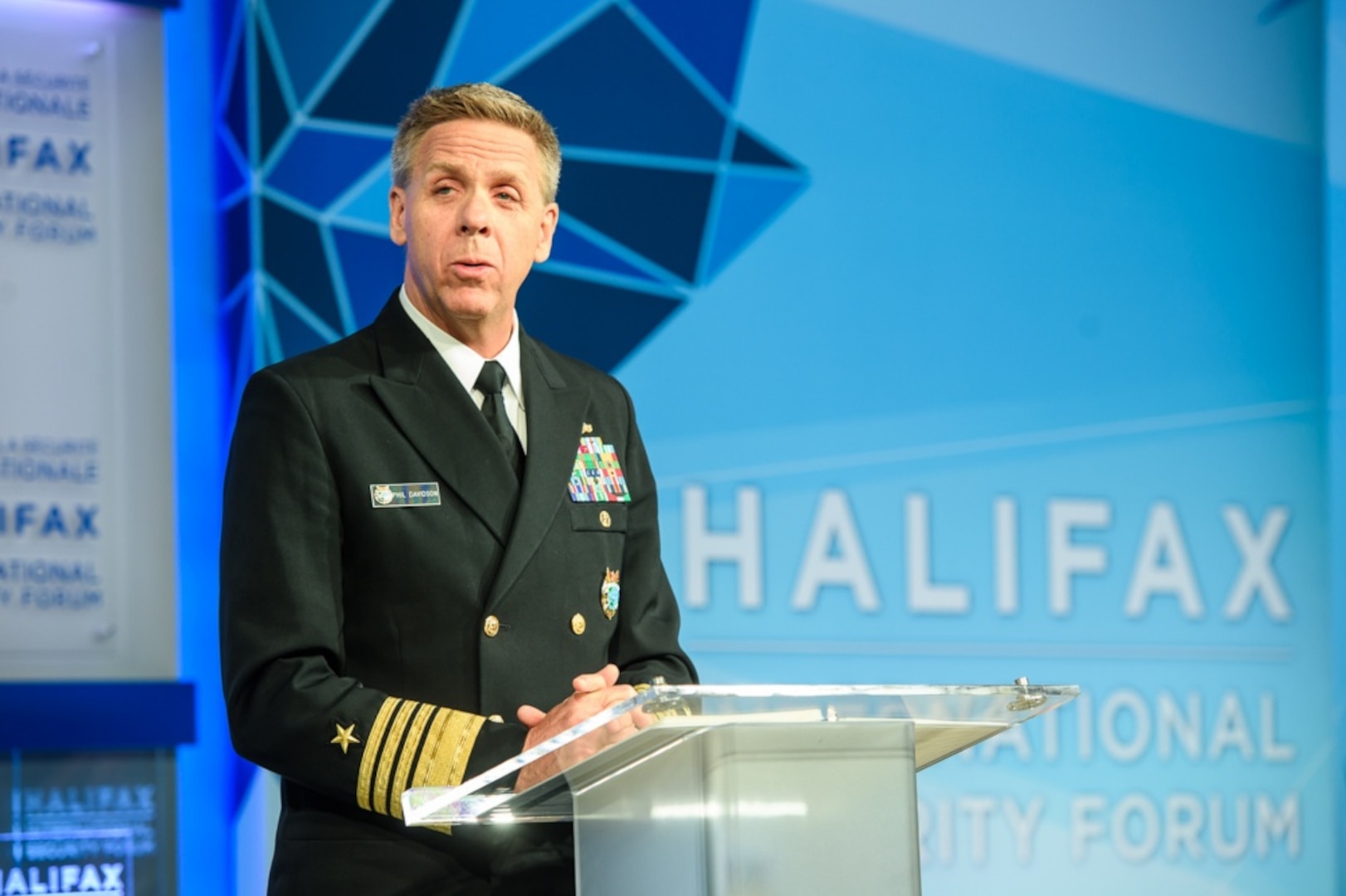 Admiral Phil Davidson Interview, Halifax International Security Forum