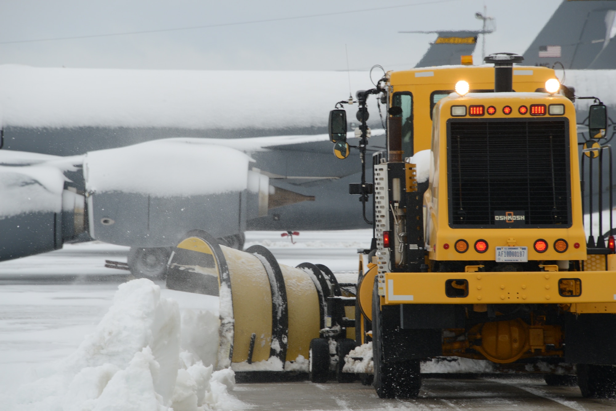 Clearing snow